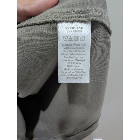 Everlane 90s Cap Sleeve Mini Dress in Gray Small - Picture 4 of 10